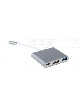 3-in-1 USB-C to USB-C/HDMI/USB 3.0 Adapter Converter (7cm)