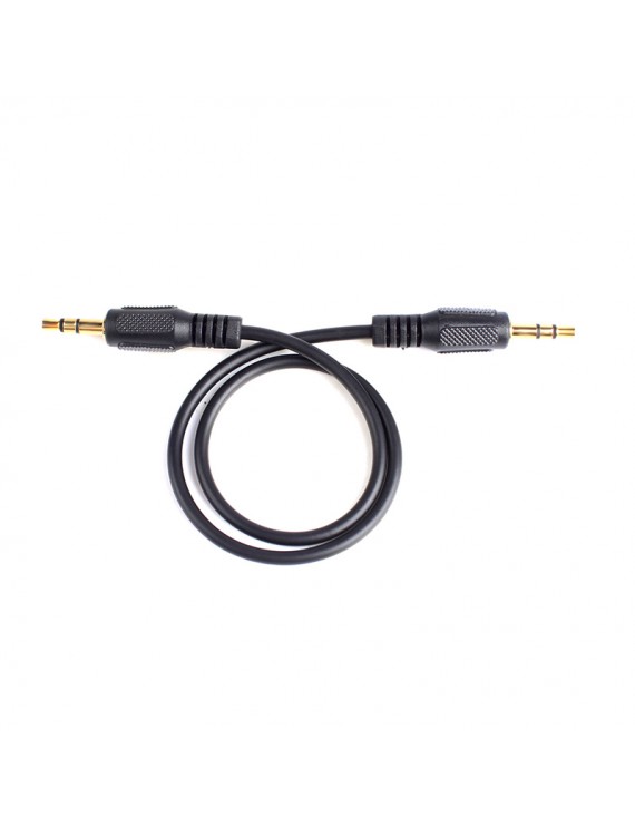 0.3M 1ft 3.5mm Gold Plated Plug Jack Male to Male Car AUX Stereo Audio Cord Cable