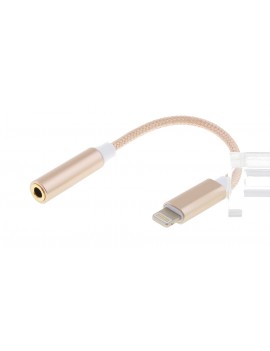 8-pin to 3.5mm Braided Audio Cable Adapter