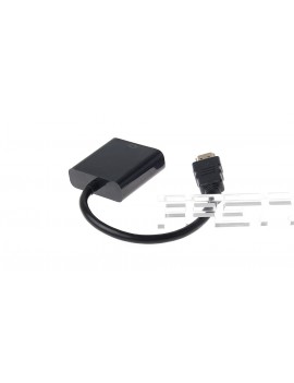 HDMI Male to VGA Female Adapter Cable (Black)