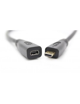 Micro HDMI V1.4 Male to Female Extension Cable (30cm)
