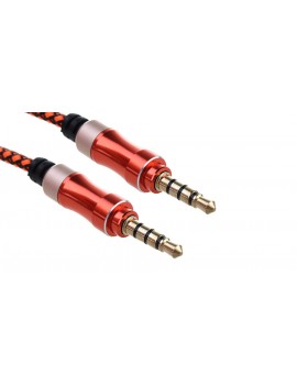 3.5mm Male to Male Braided Audio Cable (150cm)